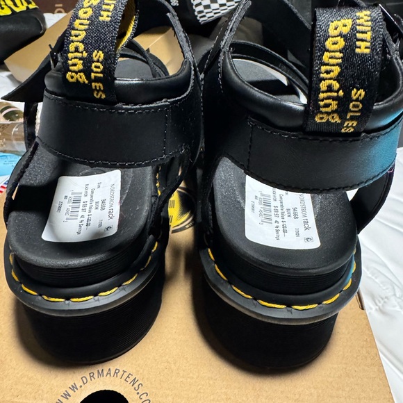 Dr. Martens Black Platform Sandals - Picture 3 of 6